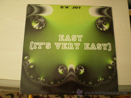 Discos de vinilo: Maxi 12&rdquo;. D&acute;N&acute; Joy. Easy - Foto 1