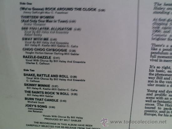 Discos de vinilo: BILL HALEY ---- GREATEST HITS - Foto 2