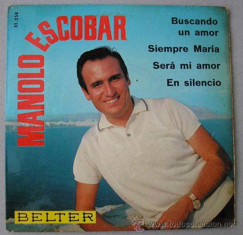 Discos de vinilo: MANOLO ESCOBAR - BUSCANDO UN AMOR - EP 1966 - Foto 1