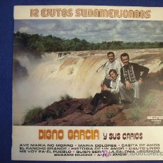 Discos de vinilo: DIGNO GARCIA Y SUS CARIOS - 12 ÉXITOS SUDAMERICANOS - LP 1973