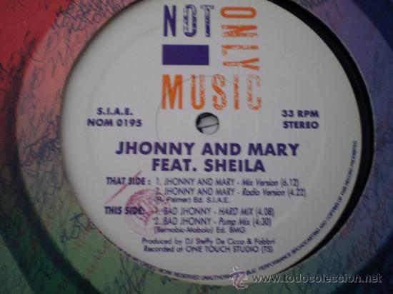 Discos de vinilo: Maxi 12&rdquo;. Johnny and Mary. - Foto 1