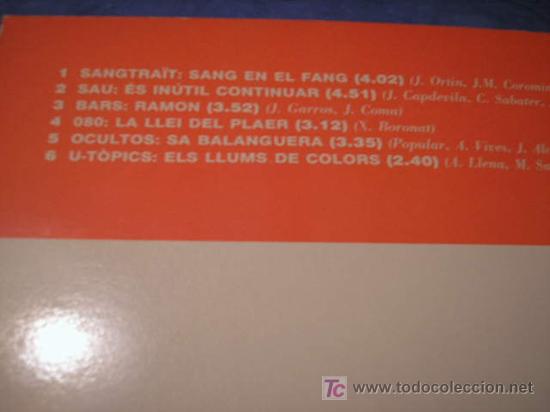 Discos de vinilo: EL TEC Y LA TECA ROCK EN CATALA N&ordm; 2 A&Ntilde;O 1990 - Foto 2
