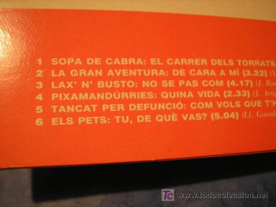Discos de vinilo: EL TEC Y LA TECA ROCK EN CATALA N&ordm; 2 A&Ntilde;O 1990 - Foto 3