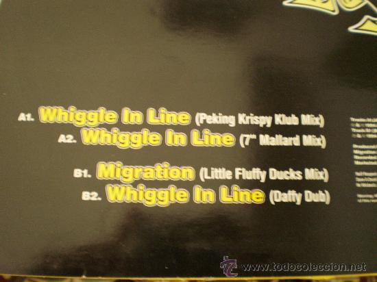 Discos de vinilo: Maxi 12&rdquo;. Black Duck. Whiggle in line. - Foto 2