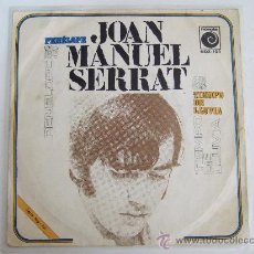 Discos de vinilo: JOAN MANUEL SERRAT SINGLE VINILO - PENELOPE - TIEMPO DE LLUVIA
