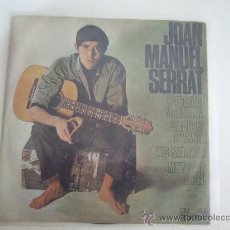 Discos de vinilo: JOAN MANUEL SERRAT EP VINILO 1966-CANÇO DE MATINADA - ME'N VAIG A PEU / PARAULES D'AMOR-LES SABATES. Lote 24606030