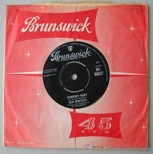 Discos de vinilo: DON WINTERS - THAT&acute;S ALL I NEED - SINGLE 1960 - Foto 1