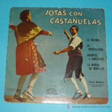 Discos de vinilo: JOTAS CON CASTAÑUELAS. EMMA MALERAS. SOLO CARATULA. Lote 22607951