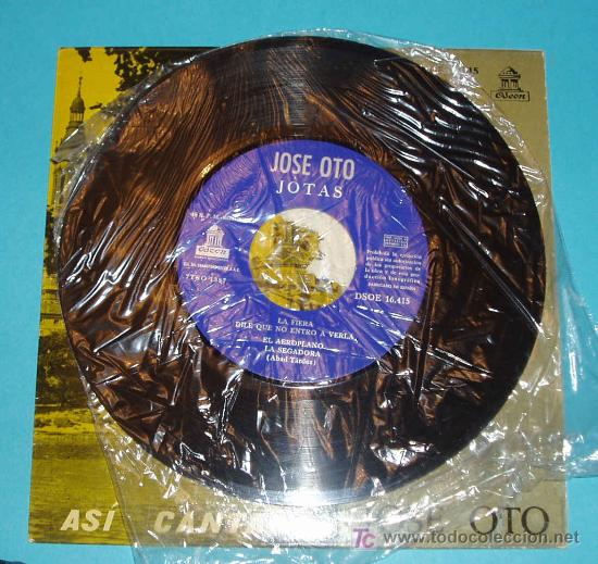 Discos de vinilo: JOSE OTO. ASI CANTABA. ODEON - Foto 2