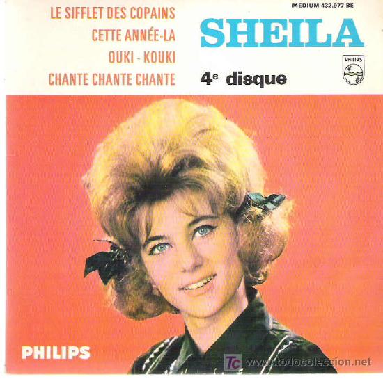 Discos de vinilo: sheila - le sifflet des copains ** philips 1966 ep - Foto 1