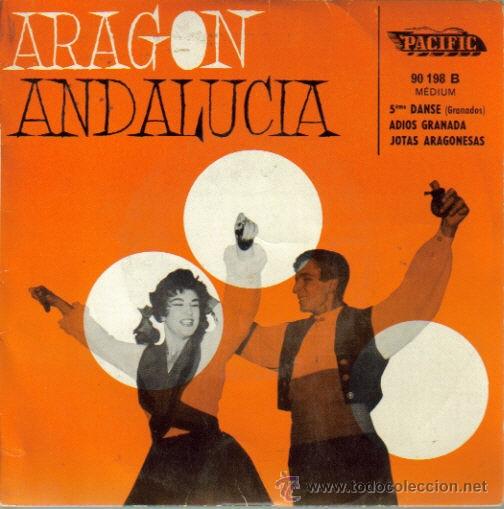 Disques de vinyle: PEPE NU&Ntilde;EZ Y SU RONDALLA-DANSE + ADIOS GRANADA + JOTAS ARAGONESAS EP (FRANCE)
