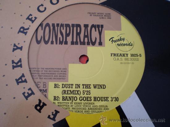 Discos de vinilo: Maxi 12&rdquo;. Cospiracy. Dust in the wind - Foto 1
