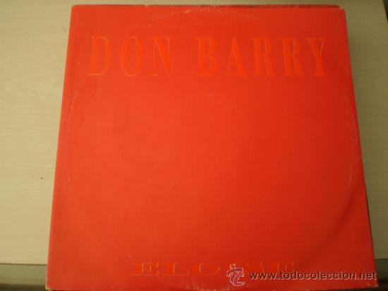Discos de vinilo: Maxi 12&rdquo;. Don Barry. Eloise - Foto 1