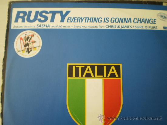 Discos de vinilo: Maxi 12&rdquo;. Rusty. Everything is gonna change - Foto 1