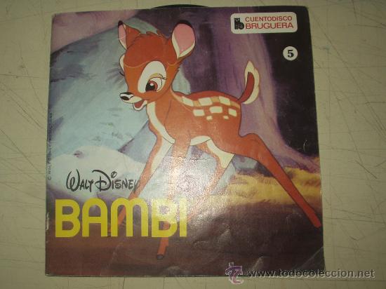 Discos de vinilo: BAMBI - CUENTADISCO BRUGUERA - Foto 1