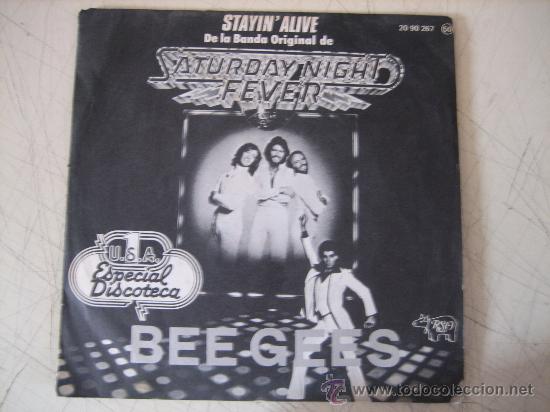 Discos de vinilo: THE BEE GEES - STAYIN ALIVE - Foto 1