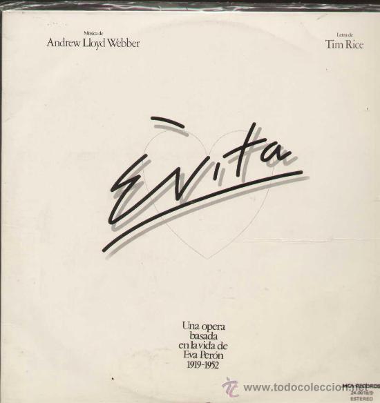 Discos de vinilo: EVITA - ANDREW LLOYD WEBBER (DOBLE LP MCA 1976) - Foto 1