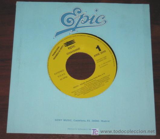 Discos de vinilo: CHAYANNE - SOLEIL, SOLEIL - SINGLE PROMO - Foto 1