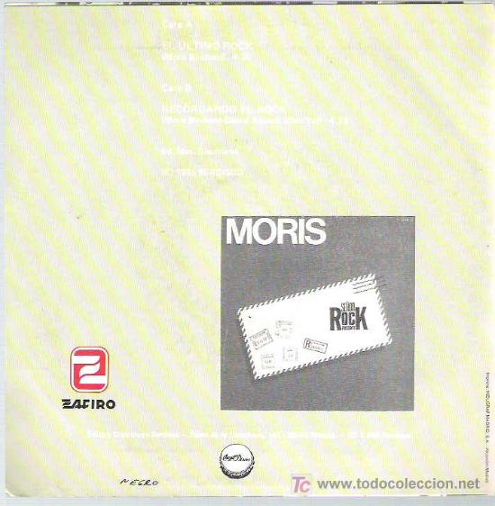 Discos de vinilo: MORIS - EL ULTIMO ROCK *** 1985 CHAPA RECORDS - Foto 2