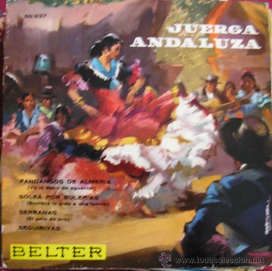 Discos de vinilo: JUERGA ANDALUZA - LOS TRES MACARENOS - EP DE 1961 - Foto 1