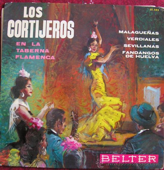 Discos de vinilo: LOS CORTIJEROS - EN LA TABERNA FLAMENCA - EP DE 1965 - Foto 1