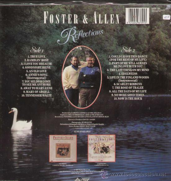 Discos de vinilo: FOSTER & ALLEN / Reflections (LP STYLUS de 1987) - Foto 2