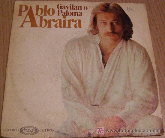 Discos de vinilo: pablo abraira	gavilan o paloma