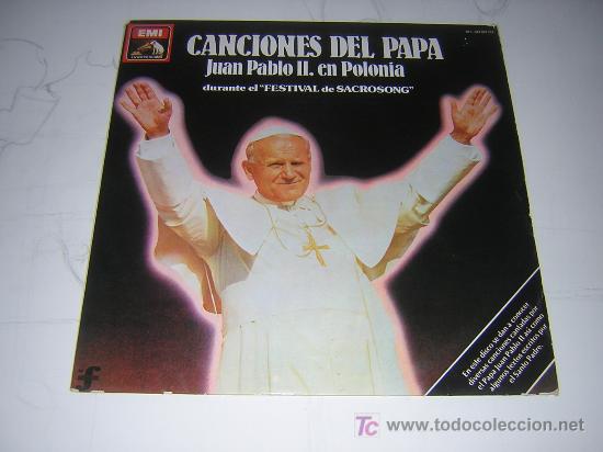 Discos de vinil: DISCO LP --- CANCIONES DEL PAPA JUAN PABLO II EN POLONIA --- 1979