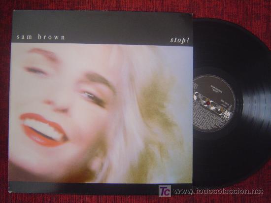 Discos de vinilo: SAM BROWN - STOP! 1988 - Foto 1