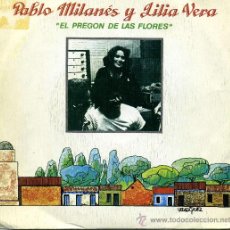 Discos de vinilo: PABLO MILANÉS Y LILÍA VERA - EL PREGÓN DE LAS FLORES 