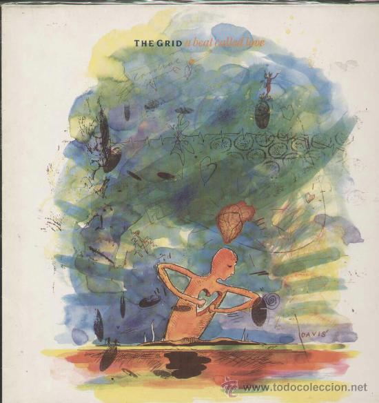 Discos de vinilo: THE GRID / A beat called love (LP WEA 1990) - Foto 1
