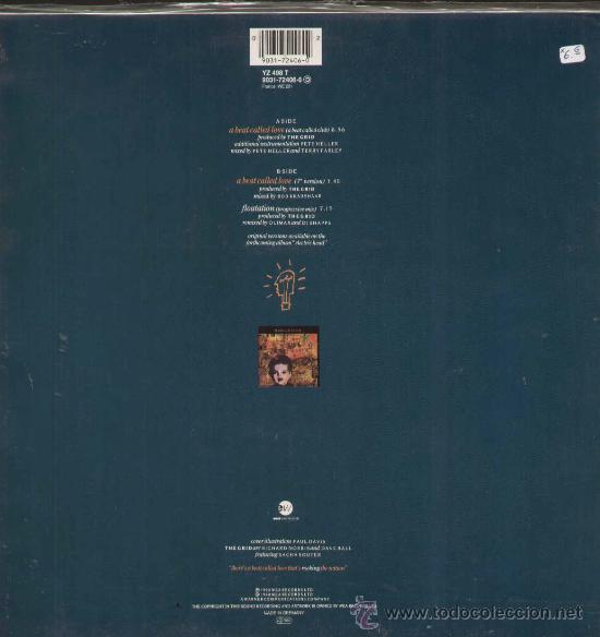 Discos de vinilo: THE GRID / A beat called love (LP WEA 1990) - Foto 2