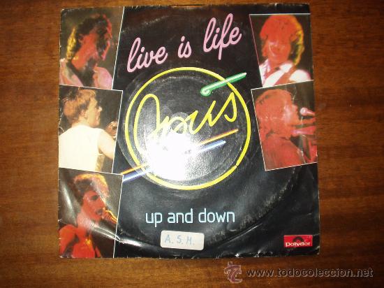 Discos de vinilo: OPUS - LIVE IS LIFE - Foto 1