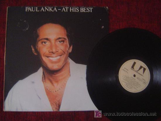 Discos de vinilo: PAUL ANKA - AT HIS BEST - Foto 1