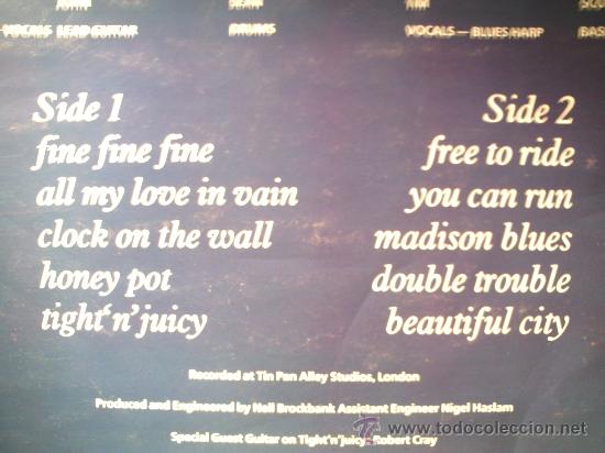 Discos de vinilo: BLUES &acute;N&acute;TROUBLE ---- NO MINOR KEYS - Foto 2