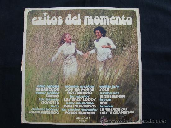 Discos de vinilo: LP EXITOS DEL MOMENTO // A&Ntilde;O 1975 - Foto 1