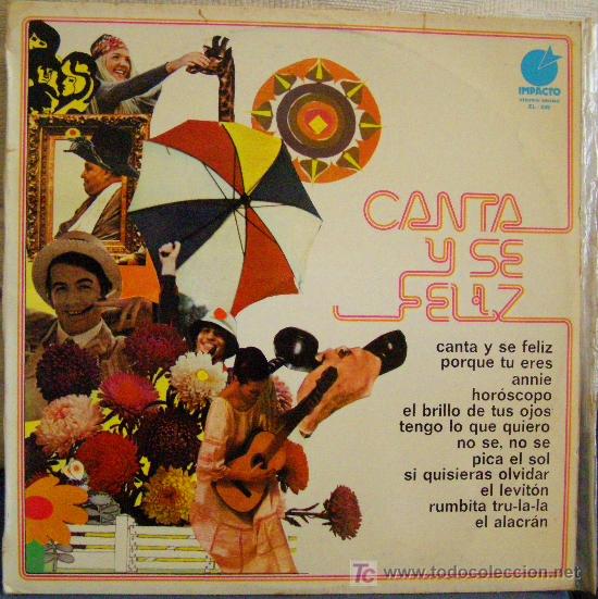 Discos de vinilo: canta y se feliz