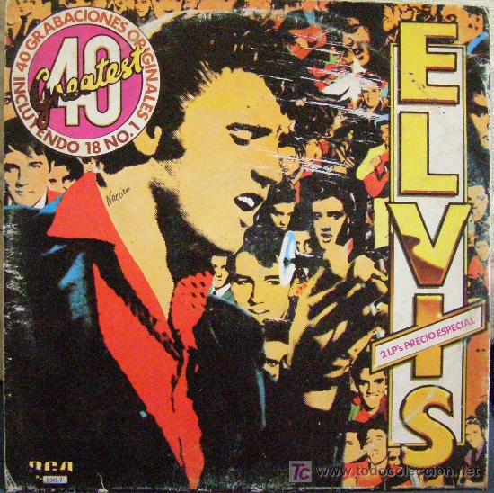 Discos de vinilo: elvis	40 greatest hits  doble lp - Foto 1