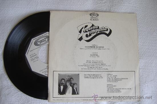 Discos de vinilo: peque&ntilde;a compa&ntilde;ia, single quiereme siempre - Foto 2