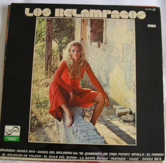 Discos de vinilo: LOS RELAMPAGOS - LP ZAFIRO 1975 - Foto 1