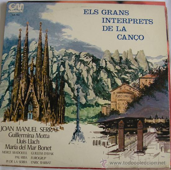 Discos de vinilo: ELS GRANS INTERPRETS DE LA CAN&Ccedil;O - LP GRAMUSIC 1972 - Foto 1
