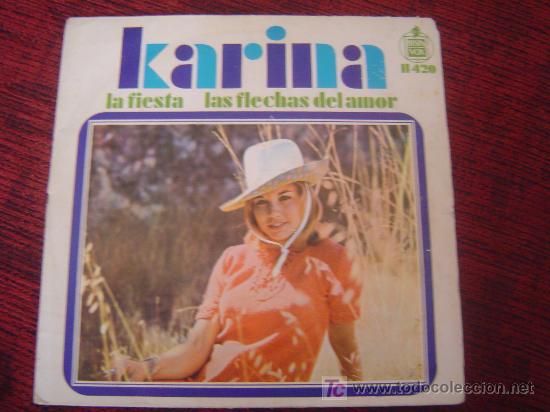 Discos de vinilo: KARINA - LA FIESTA / LAS FLECHAS DEL AMOR - Foto 1