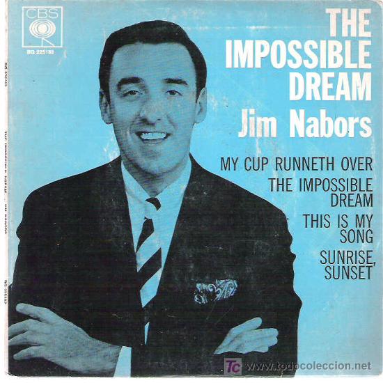 Discos de vinilo: jim nabors - the impossible dream *** ep cbs - Foto 1