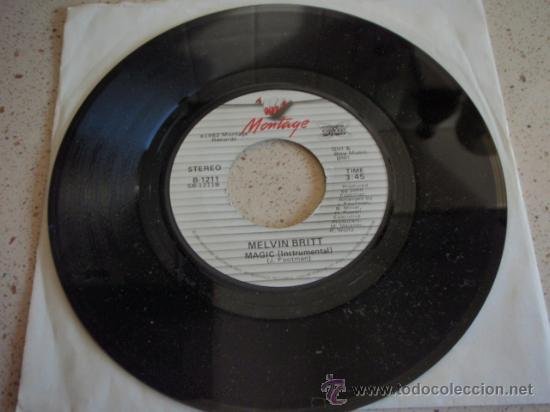Discos de vinilo: MELVIN BRITT    ( MAGIC    2 VERSIONES )   USA-1982   SINGLE45   MONTAGE - Foto 1