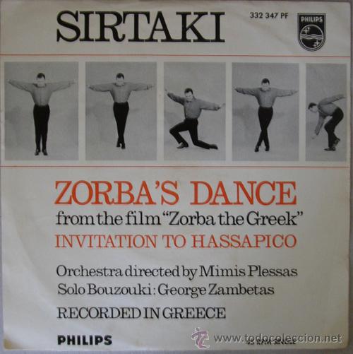 Discos de vinilo: SIRTAKI - ZORBA&acute;S DANCE - SINGLE PHILIPS HOLANDA - Foto 1