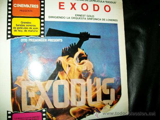 Discos de vinilo: EXODO (EXODUS) LP BSO OST - Foto 1