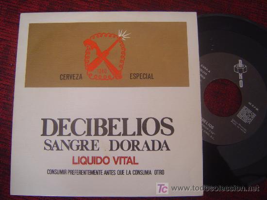 Discos de vinilo: DECIBELIOS - SANGRE DORADA (DRO) PUNK - Foto 1