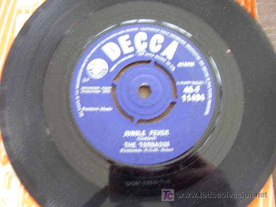 Discos de vinilo: Disco DECCA Telstar Tha Tornados 45 R.P.M. - Foto 2