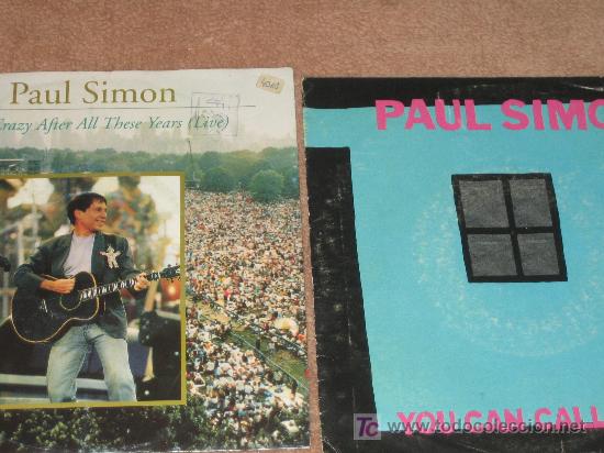 Discos de vinilo: PAUL SIMON - LOTE DE DOS SINGLES - Foto 1