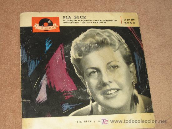 Discos de vinilo: PIA BECK Y SU TRIO - Foto 1